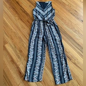 LOFT Floral Jumpsuit Romper